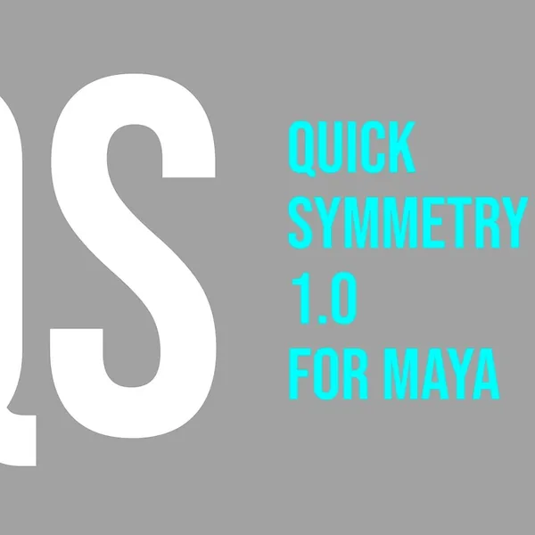 1-click symmetry tool for Maya